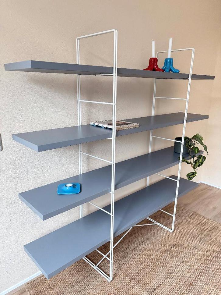 Enetri Stellingkast - Grijs - Gammelgaard - Ikea - Open kast, Huis en Inrichting, Kasten | Stellingkasten, Gebruikt, Ophalen