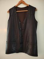 Leren gilet, Ophalen of Verzenden, Zo goed als nieuw, Zwart