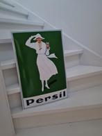 Emaille bord Persil  gebold bord jaren 80, Ophalen of Verzenden