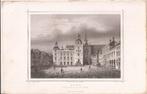 Goes. Groote Markt Kerk en Stadhuis Staalgravure Terwen 1858, Antiek en Kunst, Ophalen of Verzenden