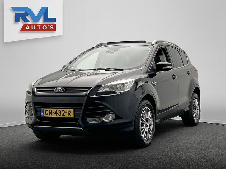 Ford Kuga 2.0 TDCI Titanium Automaat Trekhaak Panorama-dak N, Auto's, Ford, Bedrijf, Te koop, Kuga, ABS, Airbags, Airconditioning