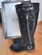 Carmens Sheer Vanity mt.38 zwarte hoge lakleer laarzen, Hoge laarzen, Carmens Sheer Vanity, Zwart, Ophalen of Verzenden