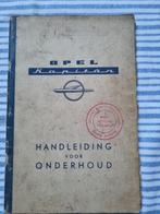 Opel Kapitan Handleiding voor onderhoud, Ophalen of Verzenden