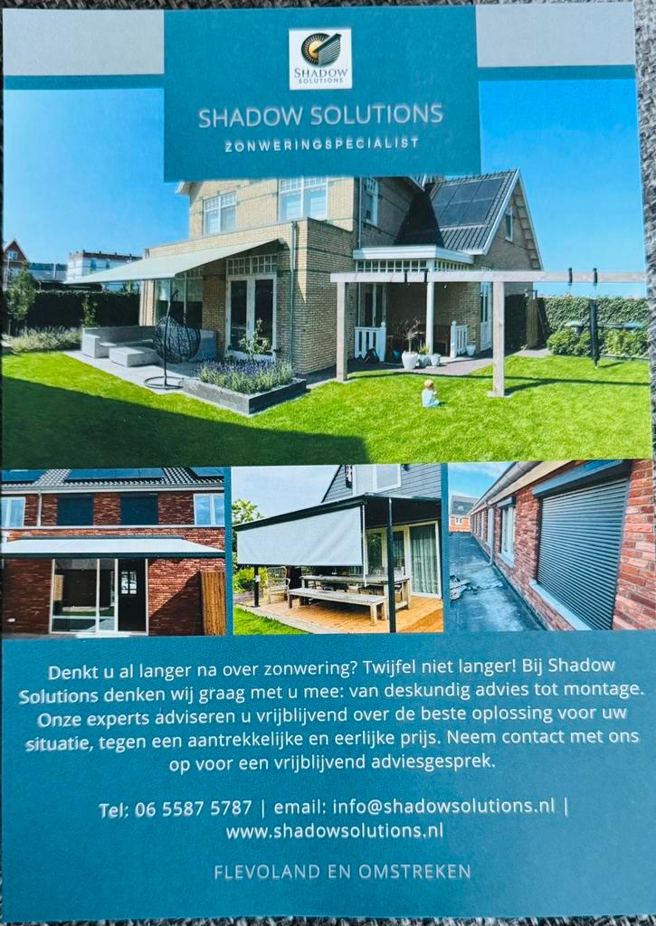 Zonwering en rolluiken/ screens, Diensten en Vakmensen, Zonweringinstallateurs, Rolluiken of Luiken, Terrasoverkappingen, Zonneschermen of Markiezen