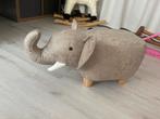Olifant kruk poef kleur TAUPE NIEUW!, Kinderen en Baby's, Speelgoed | Hobbelfiguren, Ophalen of Verzenden, Nieuw