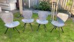 4 stoelen Luca van de Leenbakker, Huis en Inrichting, Stoelen, Ophalen, Gebruikt, Vier, Stof