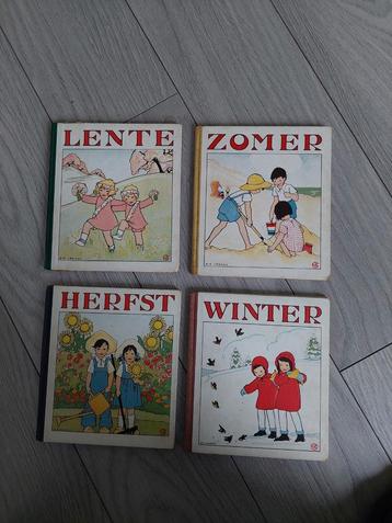 Complete set Rie Cramer 4 delig ong 1937 Lente zomer herfst beschikbaar voor biedingen