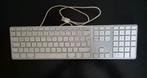 Apple Toetsenbord Bedraad - Zilver, Computers en Software, Toetsenborden, Gebruikt, Multimediatoetsen, Ophalen of Verzenden, Qwerty