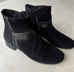 Gabor zwartsuède enkellaarsjes maat 4,5, Zwart, Lage of Enkellaarzen, Gabor, Ophalen of Verzenden
