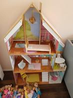 Kidkraft barbiehuis incl barbies, Ophalen, Gebruikt, Barbie