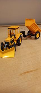 Britains autoway tractor met dumper, Hobby en Vrije tijd, Modelauto's | 1:32, Ophalen of Verzenden, Gebruikt, Tractor of Landbouw