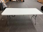Handige Vouwtafel 180cm - Tuin, Kerst, Pasen, Huis en Inrichting, Tafels | Sidetables, Ophalen, Kunststof, 75 cm of meer, Zo goed als nieuw