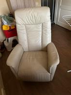 Draaifauteuil, Huis en Inrichting, Ophalen, Gebruikt, 50 tot 75 cm, Leer