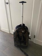 Koffer-Trolley-en-rugzak-in-1, Sieraden, Tassen en Uiterlijk, Koffers, Gebruikt, 50 tot 60 cm, Hard kunststof, Verzenden