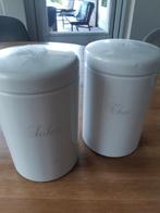 Brabantia voorraadbussen suiker/thee, Ophalen, Gebruikt
