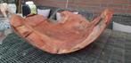 Grote teakhouten fruitschaal, Huis en Inrichting, Woonaccessoires | Schalen en Manden, Schaal, Ophalen of Verzenden, Zo goed als nieuw
