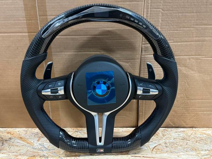 BMW CARBON LED M-stuurwiel 5-6-7-8 Serie F10 F90 F12 F01 F, Auto-onderdelen, Besturing, BMW, Nieuw, Ophalen of Verzenden
