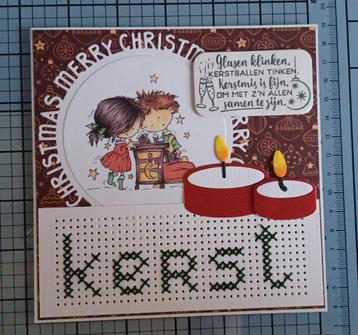 Zelfgemaakte kaart # kerst # snoesjes beschikbaar voor biedingen