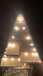 Houten kerstboom met ingebouwde lamojes erg mooi 80 cm hoog, Ophalen of Verzenden, Zo goed als nieuw