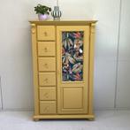 Restyle meidenkast kidsroom kledingkast Farrow & Ball geel, Ophalen, Gebruikt, Minder dan 75 cm, 50 tot 70 cm
