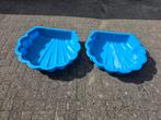 2x Blauwe Schelp Zandbak, D, Gebruikt, Ophalen of Verzenden, D
