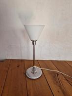 Vintage art deco bauhaus stijl tafellamp marmer., Glas, Ophalen of Verzenden, Zo goed als nieuw, 50 tot 75 cm