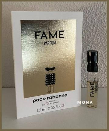 Fame Parfum parfum sample proefje tester monster beschikbaar voor biedingen