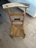 Bidstoeltje, Huis en Inrichting, Stoelen, Ophalen, Gebruikt, Bruin, Vintage, antiek