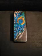 Brillenkoker pauwenveer diamond painting - handgemaakt, Ophalen of Verzenden, Nieuw