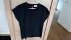 blauwe top merk ERFO met mooie hals, achter knoopje, mt 38, Maat 38/40 (M), Blauw, Erfo, Ophalen of Verzenden