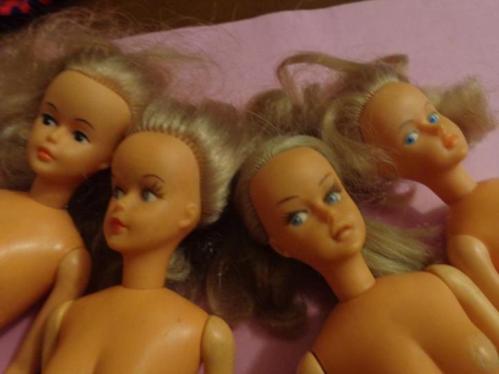 Barbie Vintage Tressy 4 x, Verzamelen, Poppen, Gebruikt, Pop, Ophalen of Verzenden