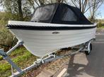 Lago Amore 540 + 15pk Suzuki + trailer ALLES 2 jaar oud!!, Watersport en Boten, Sloepen, Ophalen, 10 tot 30 pk, Zo goed als nieuw
