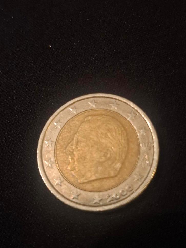 België 2 Euro 2000 - Koning Albert II, Postzegels en Munten, Munten | Europa | Euromunten, Losse munt, 2 euro, België, Ophalen of Verzenden