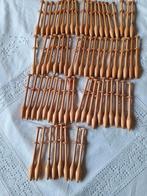 68 houten kantklosjes, Ophalen of Verzenden, Gebruikt