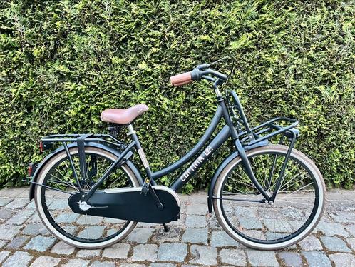 Nieuwstaat Cortina u4 3 versn terugtraprem 24 inch mat zwart, Fietsen en Brommers, Fietsen | Meisjes, Zo goed als nieuw, 24 inch