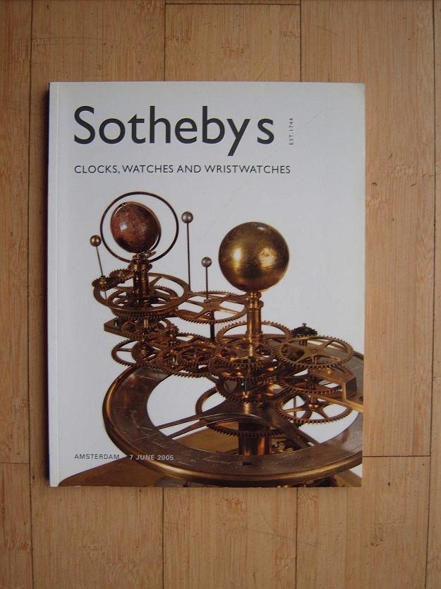 Sotheby's Klokken, horloges en polshorloges A'dam 7-06-2005, Boeken, Catalogussen en Folders, Zo goed als nieuw, Ophalen of Verzenden