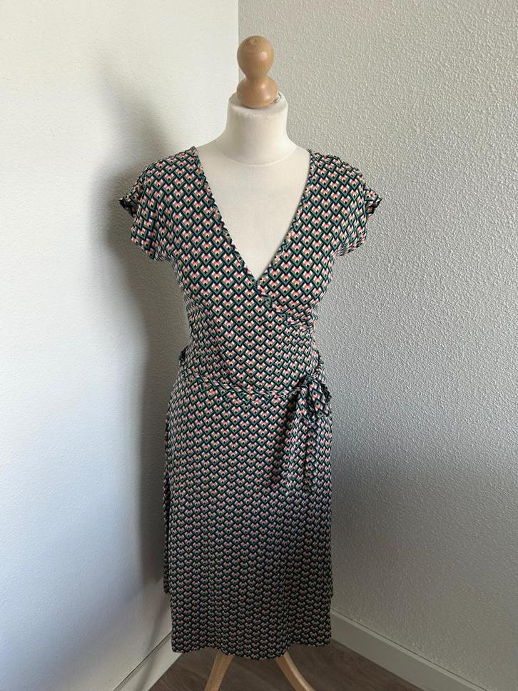 King Louie maat L retro groene zomer jurk 2270, Kleding | Dames, Jurken, Zo goed als nieuw, Maat 42/44 (L), Groen, Knielengte