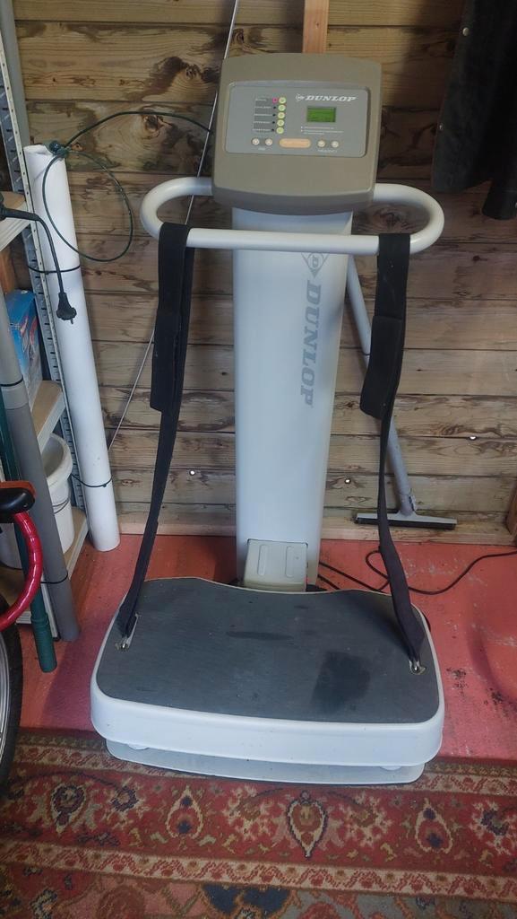 Dunlop Trilplaat - Spierversterking en Figuurcorrectie, Sport en Fitness, Fitnessapparatuur, Gebruikt, Trilplaat, Armen, Benen