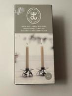 Danish Design, 2 kaarsenstandaardjes roosvorm, Jette Frölich, Ophalen of Verzenden, Nieuw