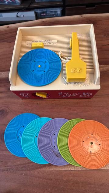 Vintage Fisher-Price Muziekdraaitafel –1970 beschikbaar voor biedingen
