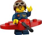 NIEUW lego serie 21 minifigures poppetje fig AIRPLANE GIRL, Nieuw, Complete set, Ophalen of Verzenden