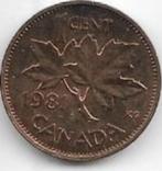 1  cent  1981  Canada.km.  127, Postzegels en Munten, Munten | Amerika, Ophalen of Verzenden, Losse munt, Noord-Amerika