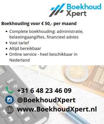 BoekhoudXpert - Jouw boekhouding, zorgeloos geregeld! beschikbaar voor biedingen