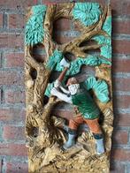 Handgemaakt wandreliëf hout hakker, Ophalen of Verzenden