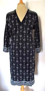 Mooi zwart/wit print jurkje van 10 Feet! L, Kleding | Dames, Jurken, Maat 38/40 (M), Verzenden, Zwart, Zo goed als nieuw