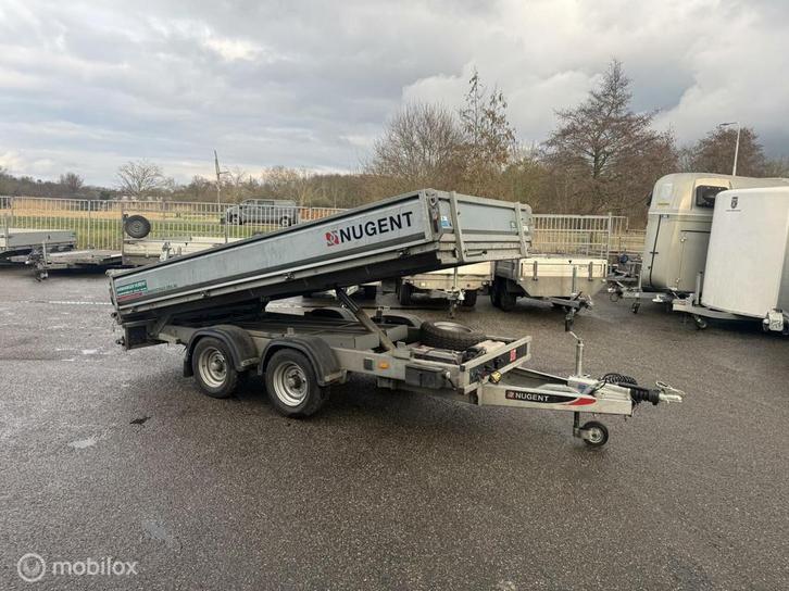 Nugent T3718H elektrisch 3500kg parabool oprijpakket bwj2022, Auto diversen, Aanhangers en Bagagewagens, Gebruikt