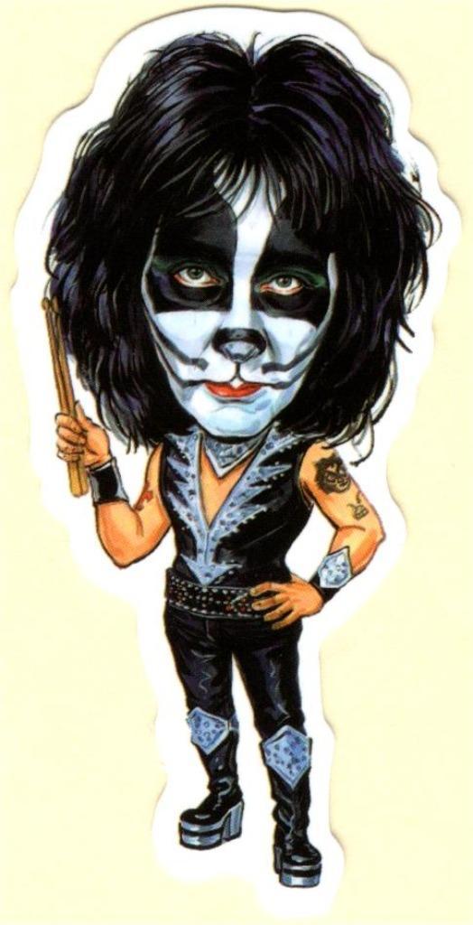 Kiss sticker #13, Verzamelen, Muziek, Artiesten en Beroemdheden, Nieuw, Foto of Kaart, Ophalen of Verzenden