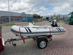 Rib boot met motor en trailer!!, Watersport en Boten, Rubberboten, Zo goed als nieuw, Benzine, Minder dan 70 pk, Overige materialen