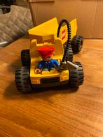 Duplo, wagen met aanhanger en een Motor rijder, Ophalen of Verzenden, Gebruikt, Duplo