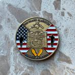 US Marine Corps coin, Ophalen of Verzenden, Marine, Amerika, Embleem of Badge